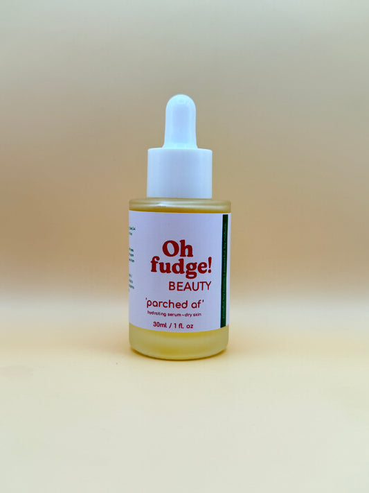 parched af ~ squalene + rose hip serum