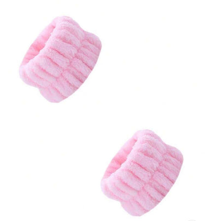 spa set ~ anti drip headband + two wrist bands